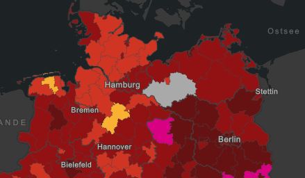 Ransomware: Warum hat die Corona-Karte vom RKI einen grauen Fleck?